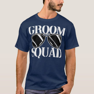 Mens Groom Squad Groomsmen Bachelor Party  T-Shirt
