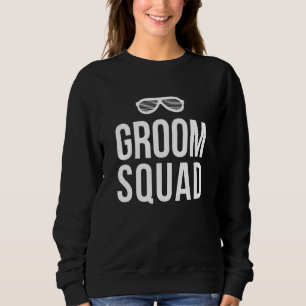 Mens Groom Squad Trauzeugen Team Gruppe Party 2 Sweatshirt
