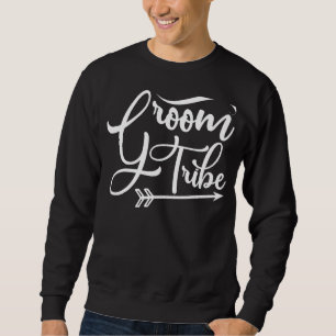 Mens Groom Stamm Niedlich Hochzeitssache Neuzucht Sweatshirt