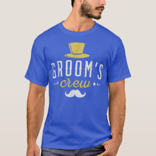 Mens Grooms Crew Verlobung Bachelor Party Grooming T-Shirt