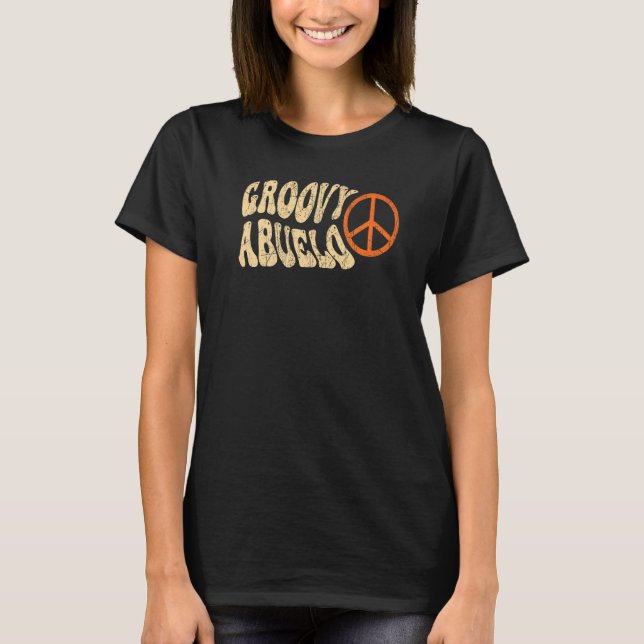 Mens Groovy Abuelo 70s Aesthetic Nostalgia 1970's  T-Shirt (Vorderseite)