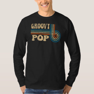 Mens Groovy Pop 70er Ästhetische Nostalgie Ret 197 T-Shirt