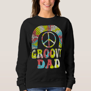 Mens Groovy Vater 70er Ästhetische Nostalgie Ret 1 Sweatshirt