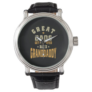 Mens große Väter werden nach Granddaddy befördert Armbanduhr