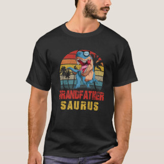 Mens Großvater Saurus Dinosaur Grandfathersaurus T-Shirt