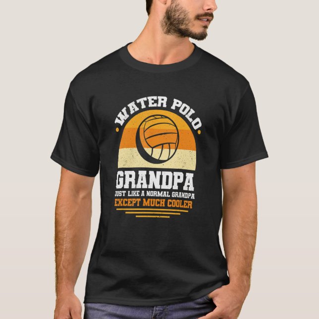 Mens Großvater Water Polo Grandpa Water Polo Pla (Vorderseite)