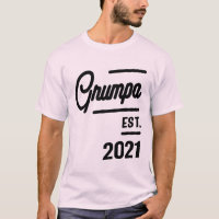 Mens Grumpa Est. 2021 | Großvatergeschenk