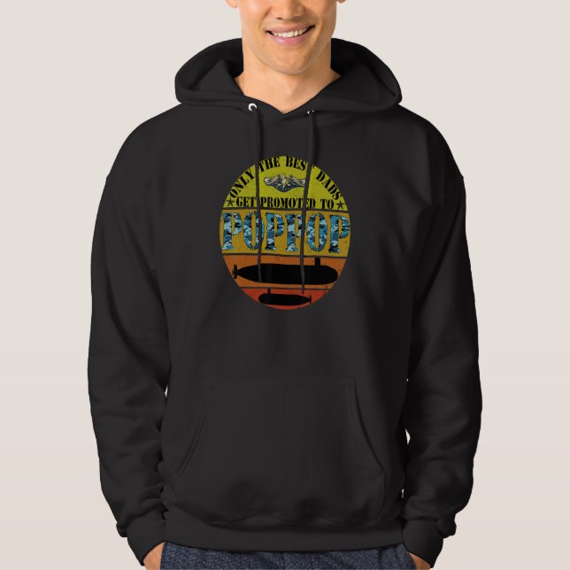 Mens Grumpy Alte Veteran Beste Vater zum Subm gefö Hoodie (Vorderseite)