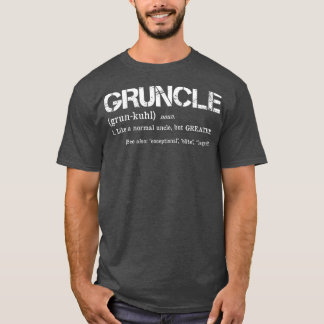 Mens Gruncle Definition Cool Onkel Gift T-Shirt