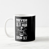Mens Guitarist Gifts Never Underestimate An Old Ma