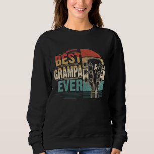 Mens Guitarist Guitar Lover Beste Grampa je Famili Sweatshirt