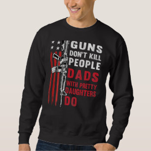 Mens Guns töten Menschen nicht mit Hübschen Toten  Sweatshirt