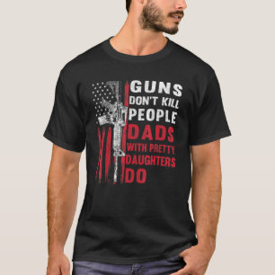 Mens Guns töten Menschen nicht mit Hübschen Toten  T-Shirt