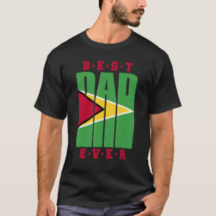 Mens Guyanese Daddy Fathers Day Guyana Vater T-Shirt
