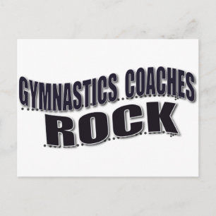 Mens Gymnastics Coach Geschenke Postkarte