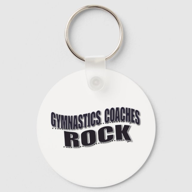 Mens Gymnastics Coach Geschenke Schlüsselanhänger (Vorderseite)