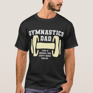 Mens Gymnastik Vater  T-Shirt