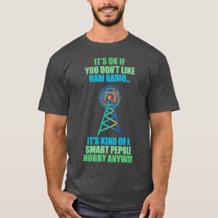 Mens Ham Radio Operator Amateur Smart People T-Shirt