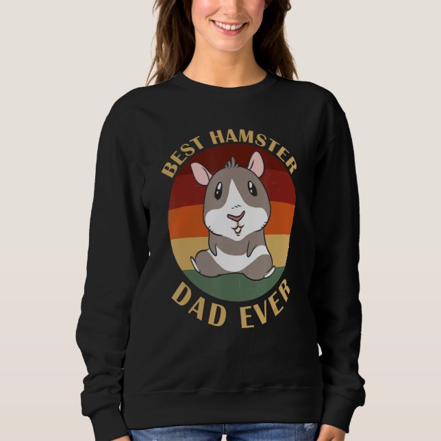 Mens Hamster Dad Pet Owner Cute Animal Father Hams Sweatshirt (Vorderseite)