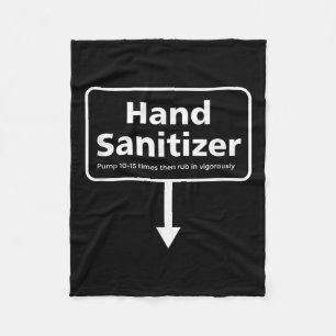Mens Hand Sanitizer - Funny Adult Humor Weihnachte Fleecedecke