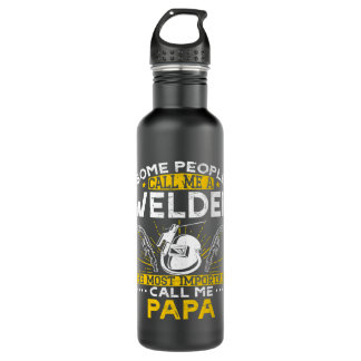 Mens Handyman Handyman Vater Grandpa Welder 2 Edelstahlflasche