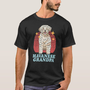 Mens Havanese Grandpa Dog Eigentümer Havanese T-Shirt