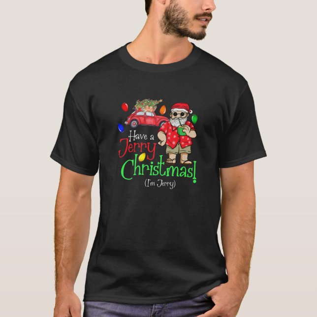Mens Have A Jerry Christmas A Funny Holiday Jerry T-Shirt (Vorderseite)