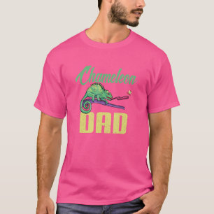Mens Herpetologin Lizard Reptile Chameleon Vater T-Shirt