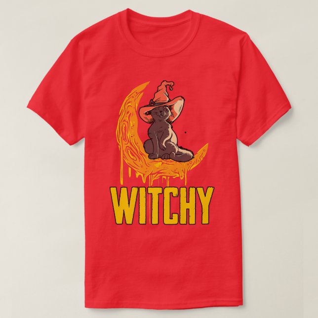 Mens Hexenmeister Hexen Broom Hexerei Hexenkörper  T-Shirt (Design vorne)