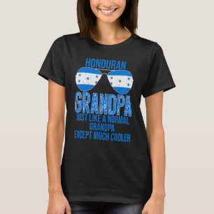 Mens Honduran Grandpa Honduras Flag Sonnenbrille T-Shirt