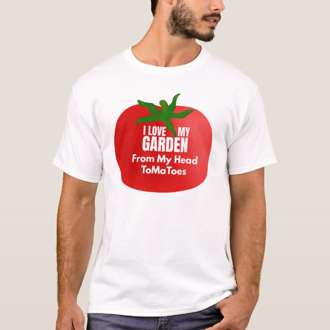 Men's Humorous Garden T-Shirt (Vorderseite)