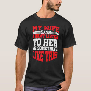 Mens Humour Statement Couple Valentine's Day Par T-Shirt