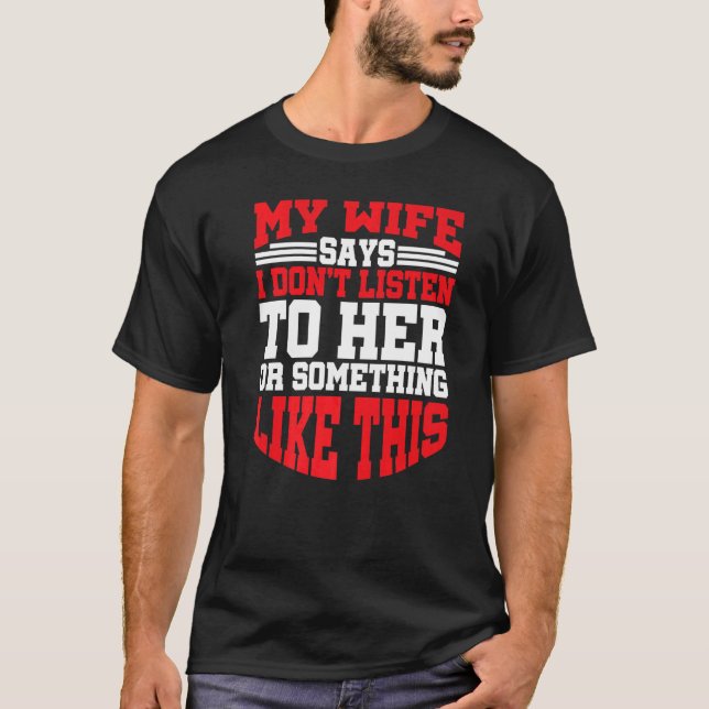Mens Humour Statement Couple Valentine's Day Par T-Shirt (Vorderseite)