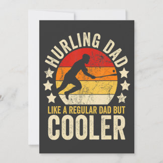 Mens Hurling Papa wie ein normaler Papa, aber cool Einladung