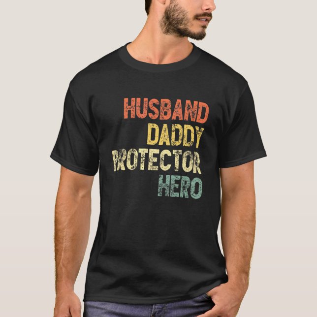 Mens Husband Daddy Protector Helena T-Shirt (Vorderseite)