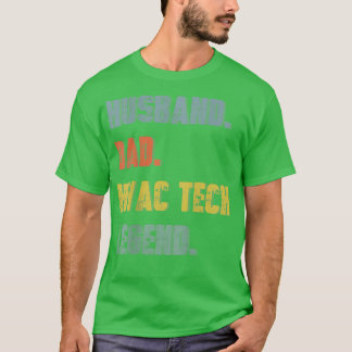 Mens Husband Vater Hvac Tech Legend Vintag Vatersc T-Shirt