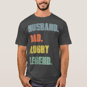 Mens Husband Vater Rugby Legend Vintager Vater's D T-Shirt