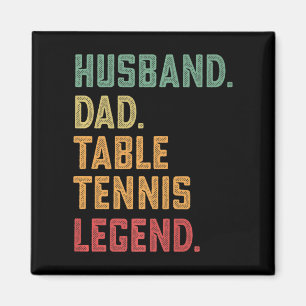 Mens Husband Vater Tischtennis Legend Magnet