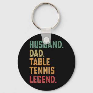 Mens Husband Vater Tischtennis Legend Schlüsselanhänger