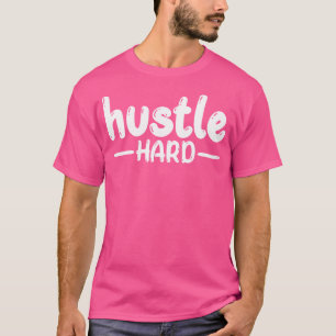 Mens Hustle Gym Fitness Workout Bodybuilding Motiv T-Shirt