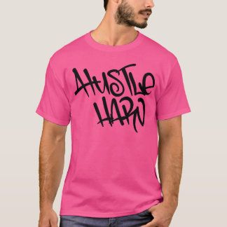 Mens Hustle Hard Gym Fitness Workout Bodybuilding T-Shirt