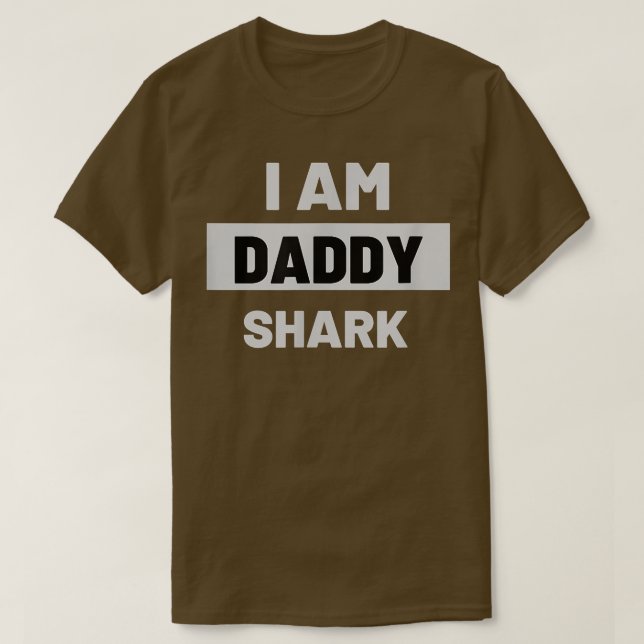 Mens I AM DADDY SHARKGift for Daddy T-Shirt (Design vorne)