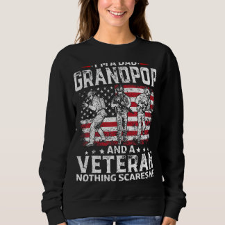 Mens I bin ein Vater Großveteran Veteran's Day Sweatshirt