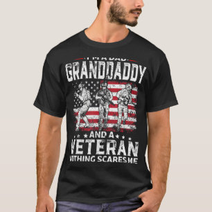 Mens I bin Vater Großvater Veteran Veteran's Day T-Shirt