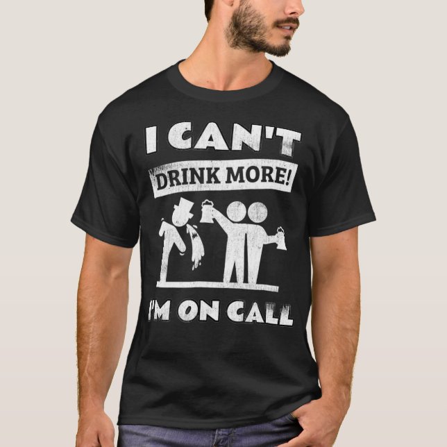 Mens I Cant Im On Call Funny HVAC Tech Shirt (Vorderseite)