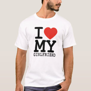 Mens I Liebe Meine Freundin, die Valentin passt T-Shirt