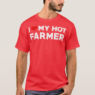 Mens I Liebe Meine Hot-Husband-Bauer-Verlobte T-Shirt