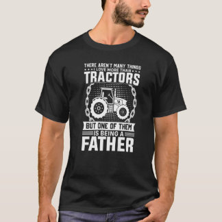 Mens I Liebe Traktoren und ein Vater Bauer Da T-Shirt