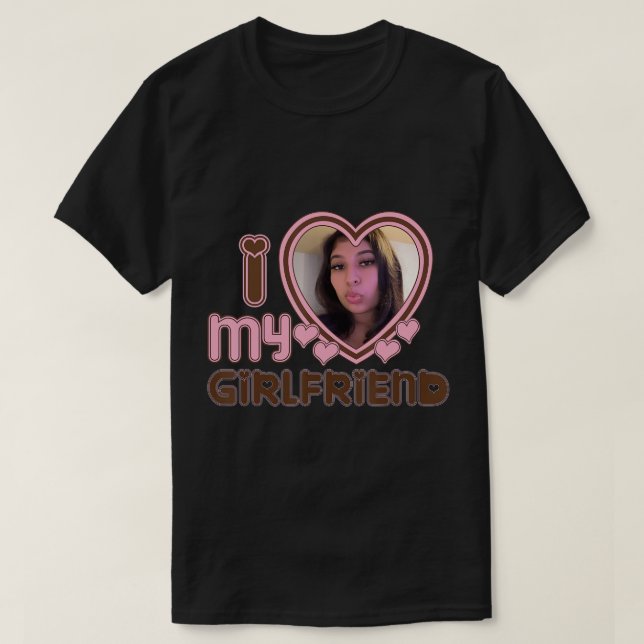 Mens I Love My Girlfriend Shirt For Men T-Shirt (Design vorne)