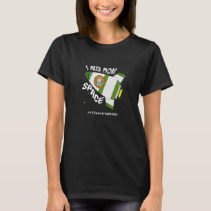 Mens I Need Space Claustrophobia Psychologie B T-Shirt